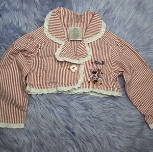 Minnie Mouse Cropped Jacket Baby Girl's